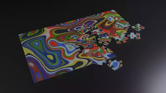Jigsaw Puzzle - 3D Model