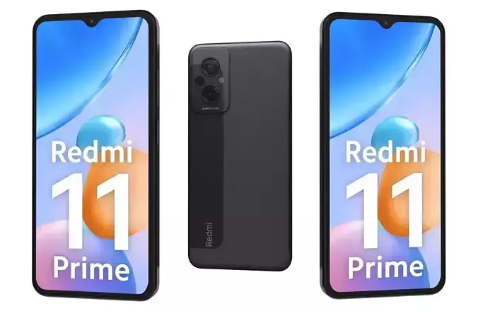 Xiaomi Redmi 11 Prime Black 3D model