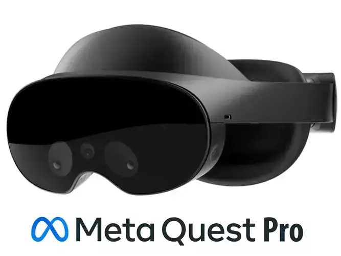 Meta Quest Pro 3D model