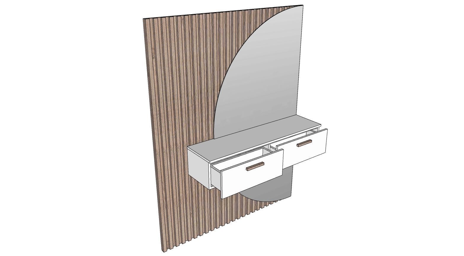 Hall Furniture 3D model_1
