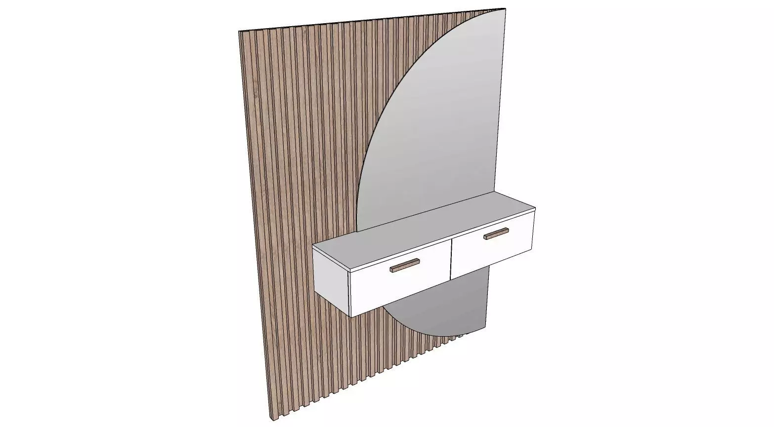 Hall Furniture 3D model_0