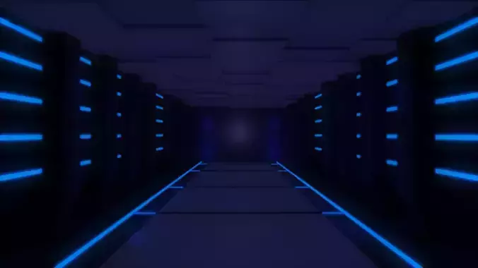 Futuristic Sci Fi Hallway
