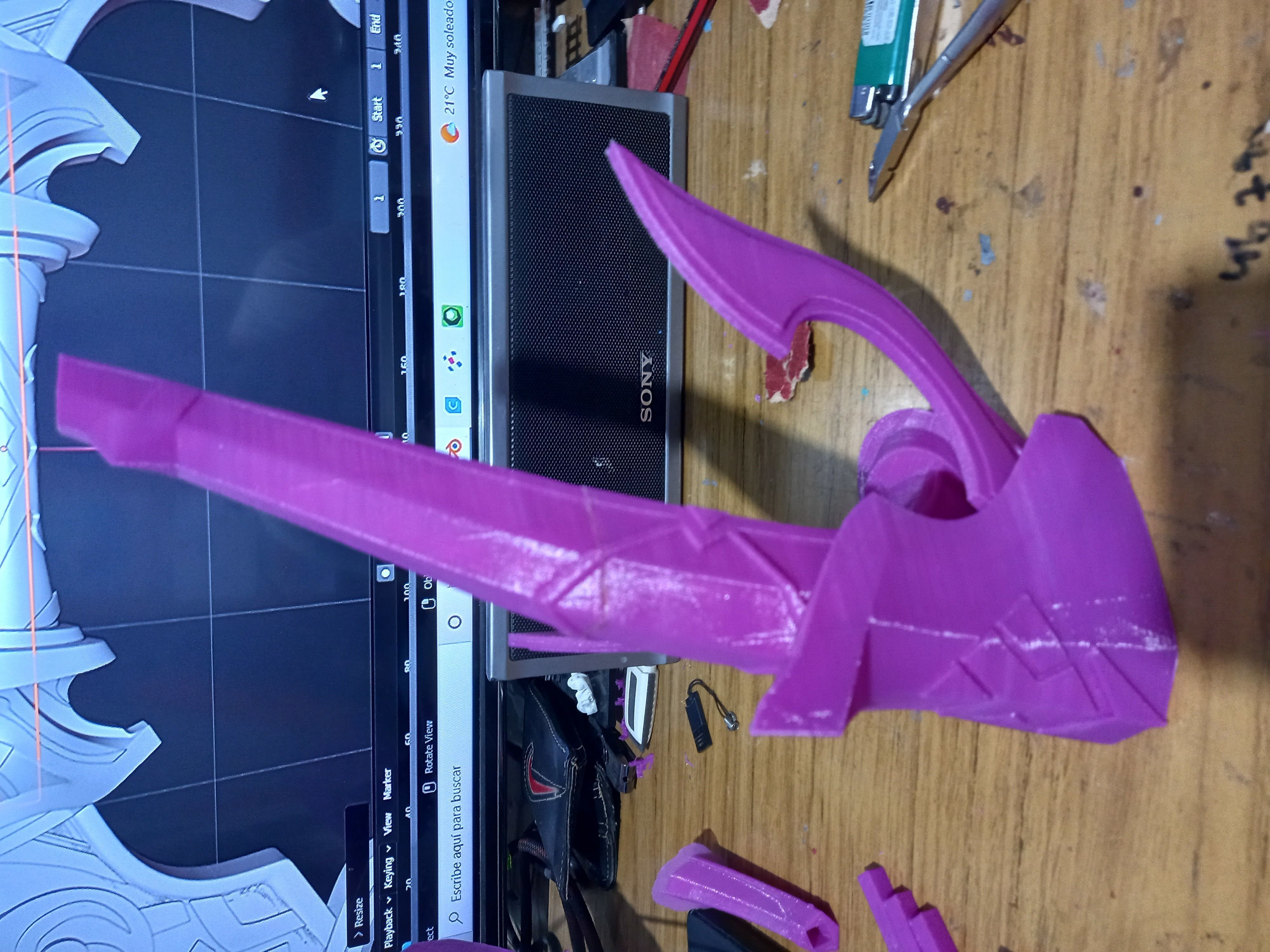 genshin impact bow Hamayumi 3D print model_39