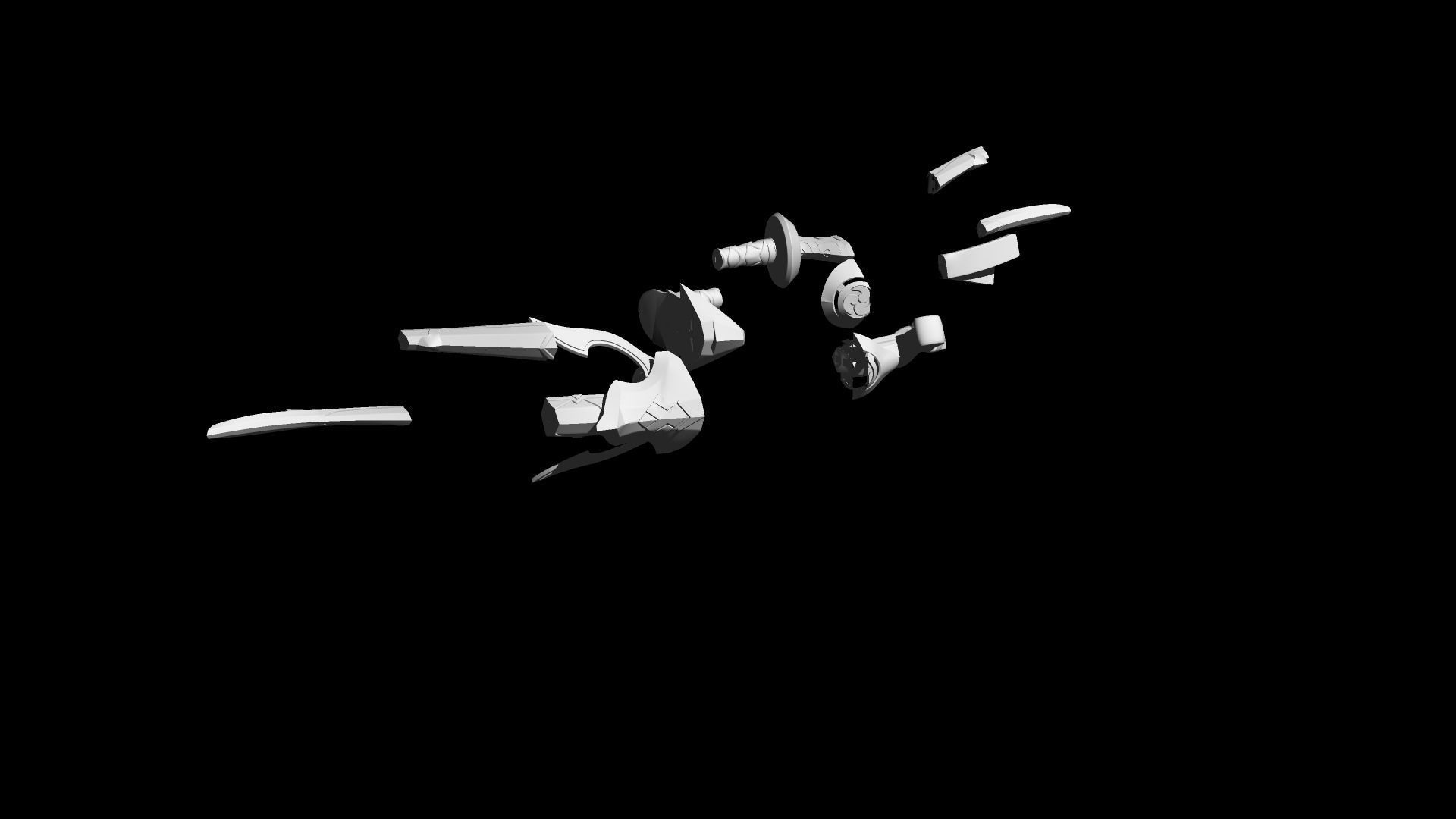 genshin impact bow Hamayumi 3D print model_4