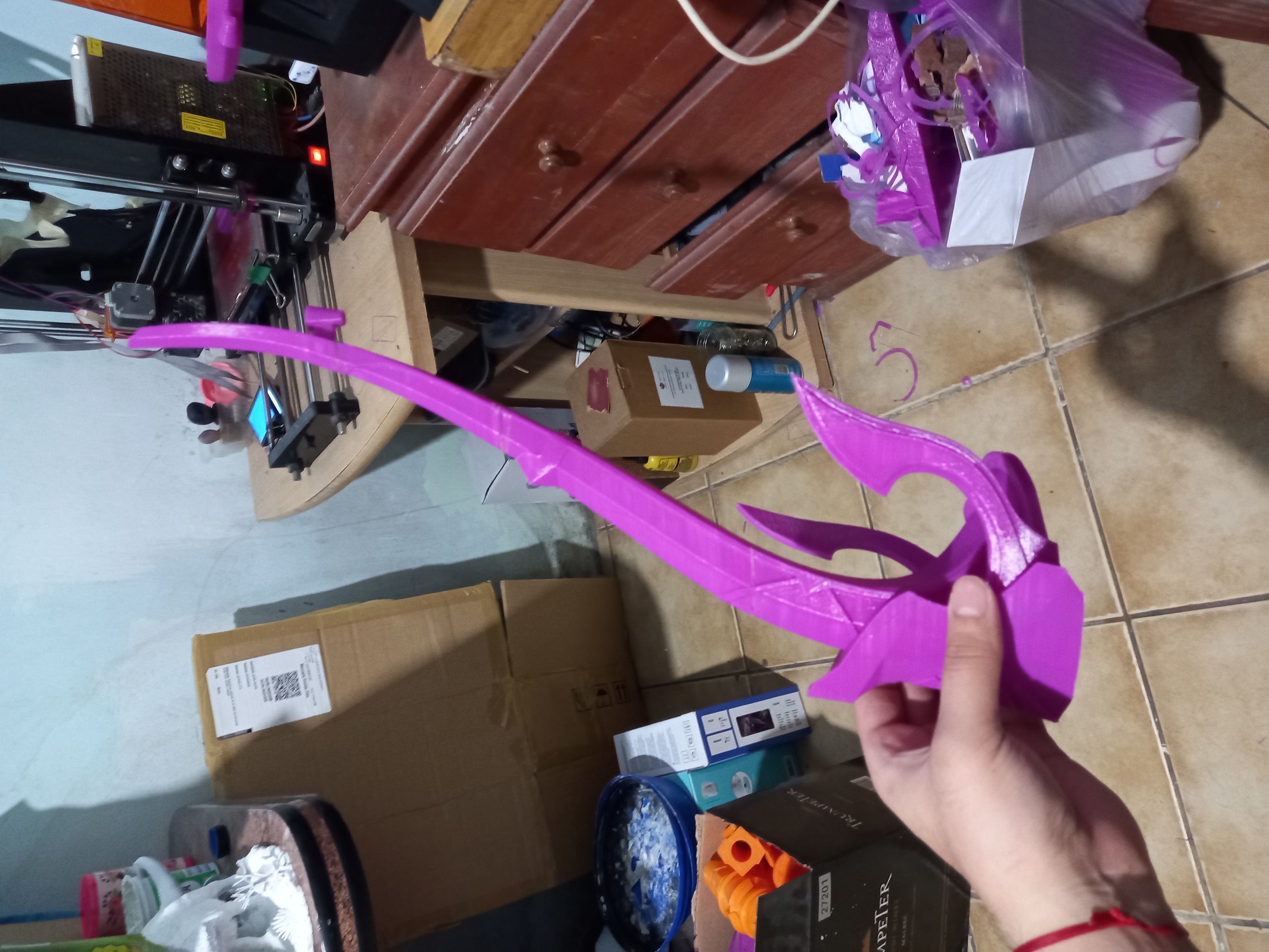 genshin impact bow Hamayumi 3D print model_42