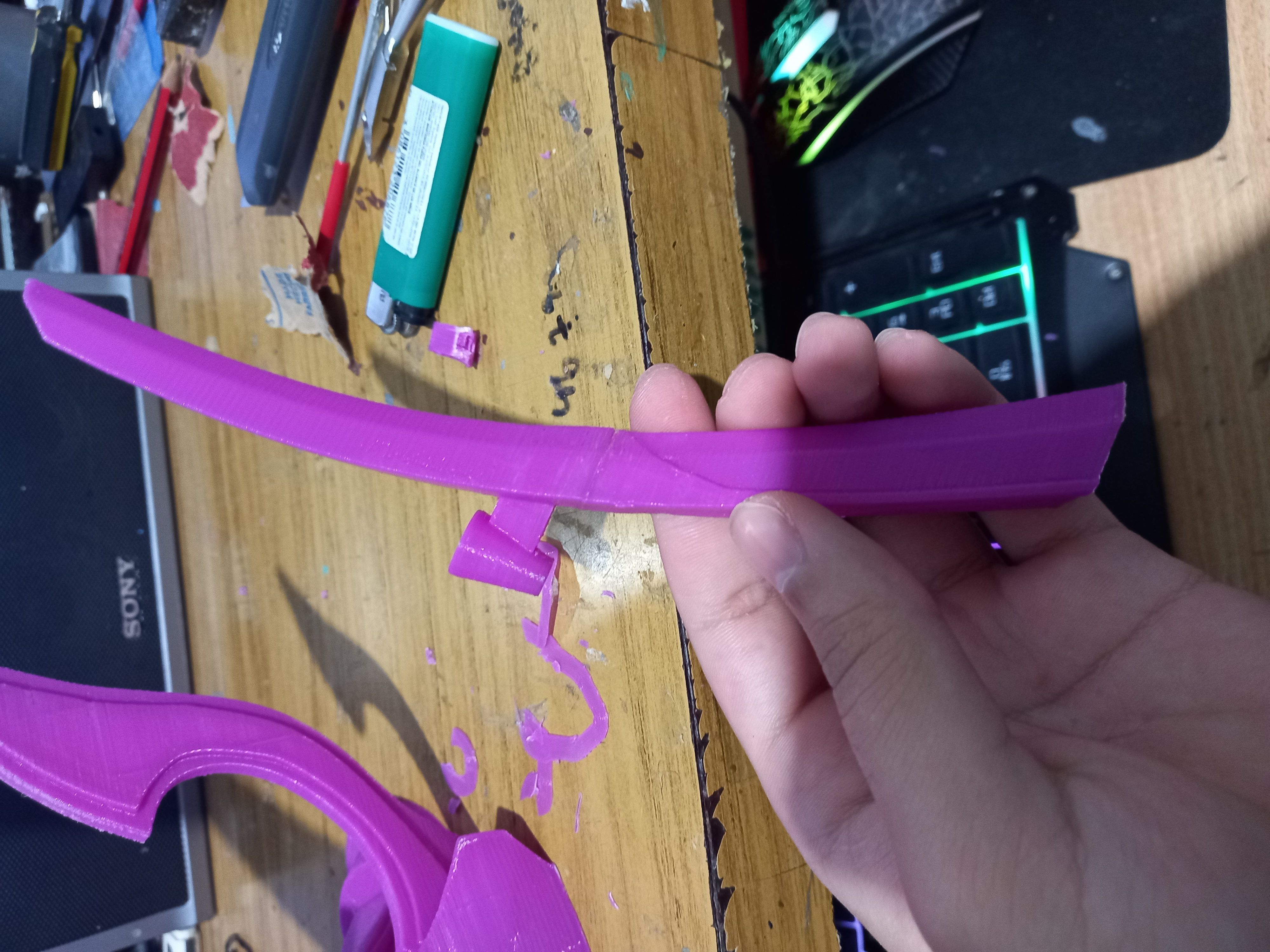 genshin impact bow Hamayumi 3D print model_41