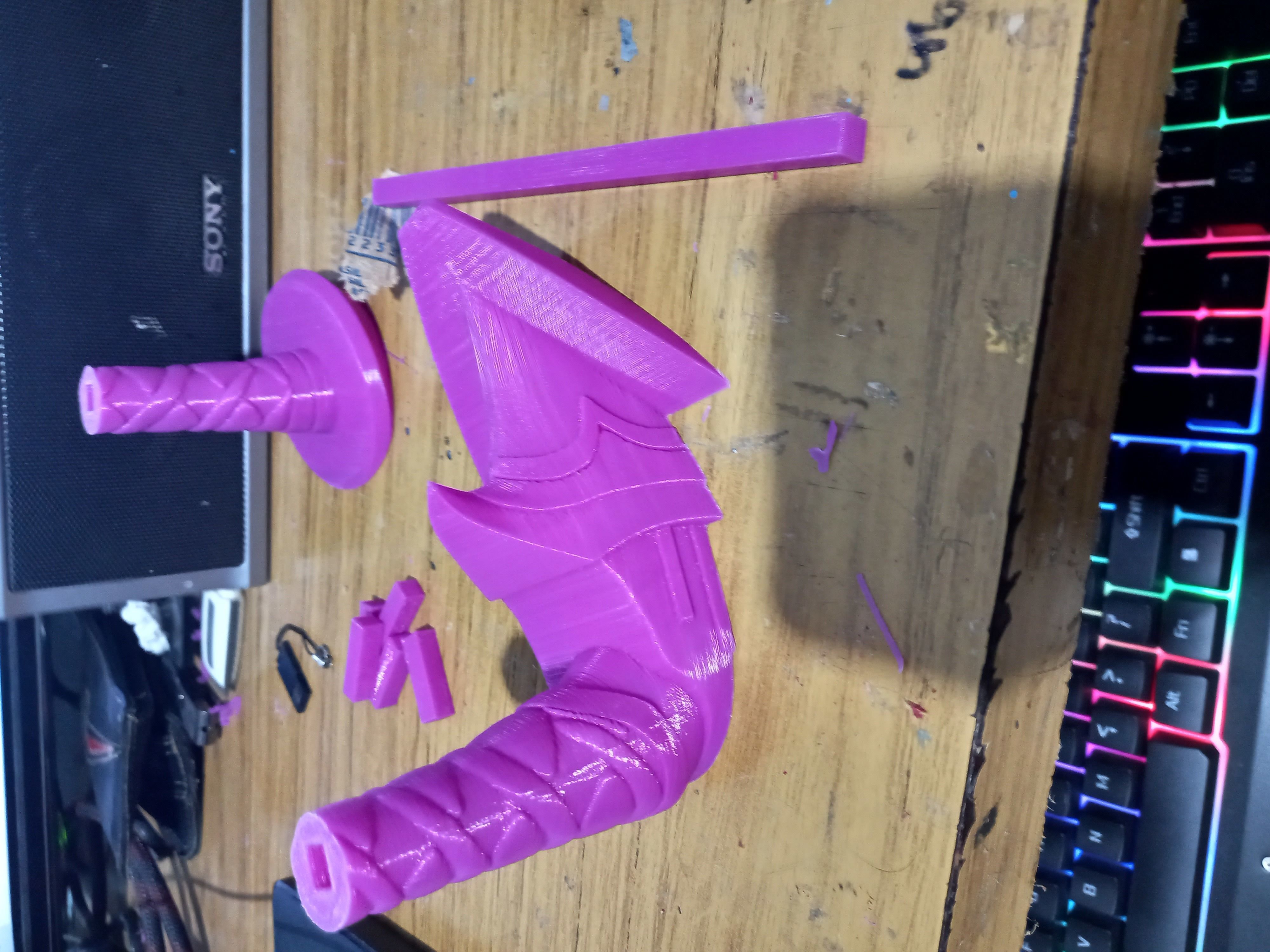 genshin impact bow Hamayumi 3D print model_28