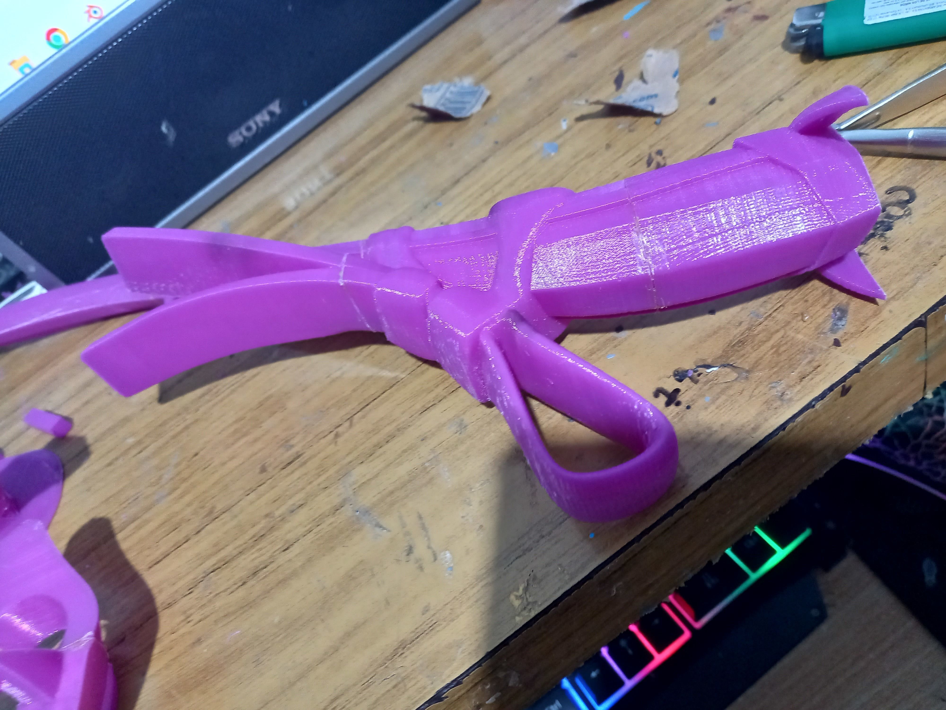 genshin impact bow Hamayumi 3D print model_24