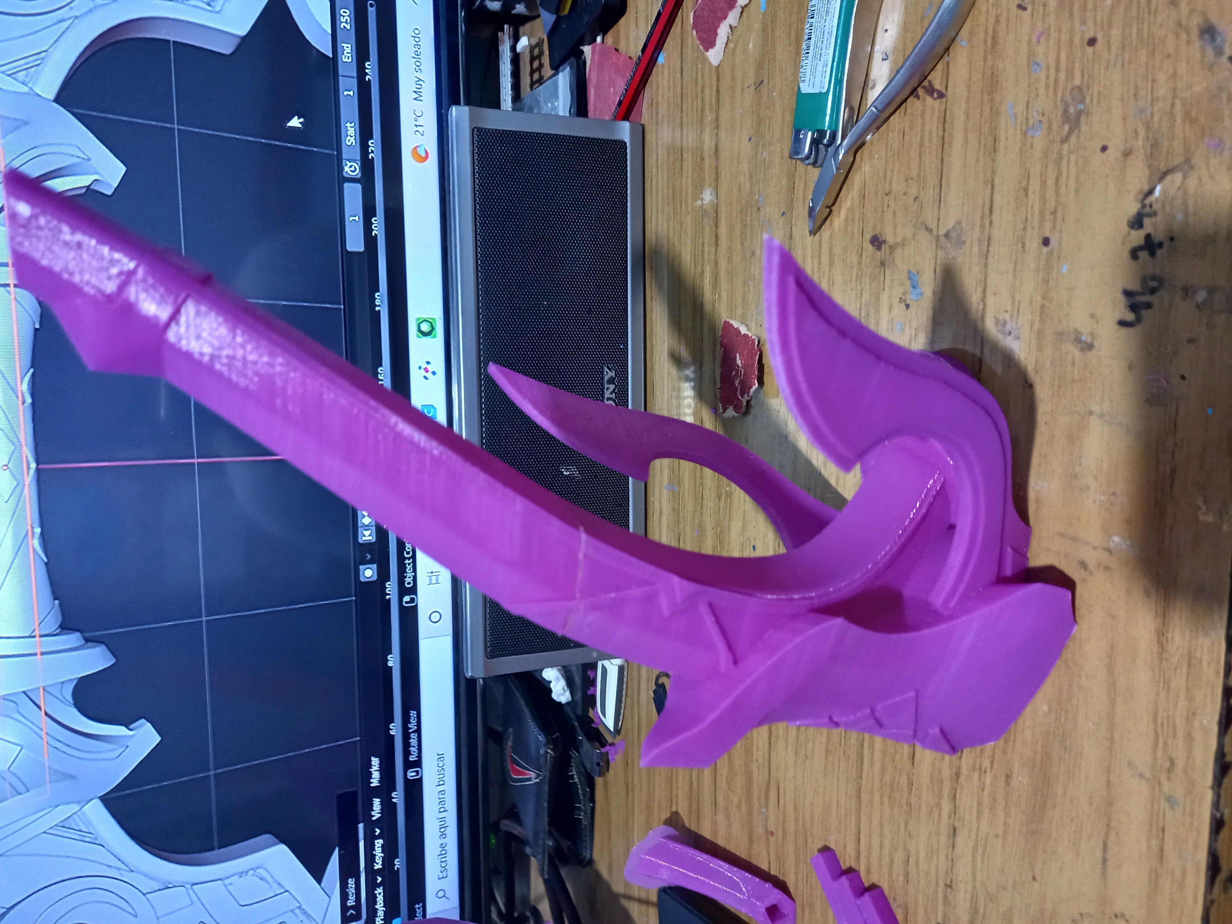 genshin impact bow Hamayumi 3D print model_38