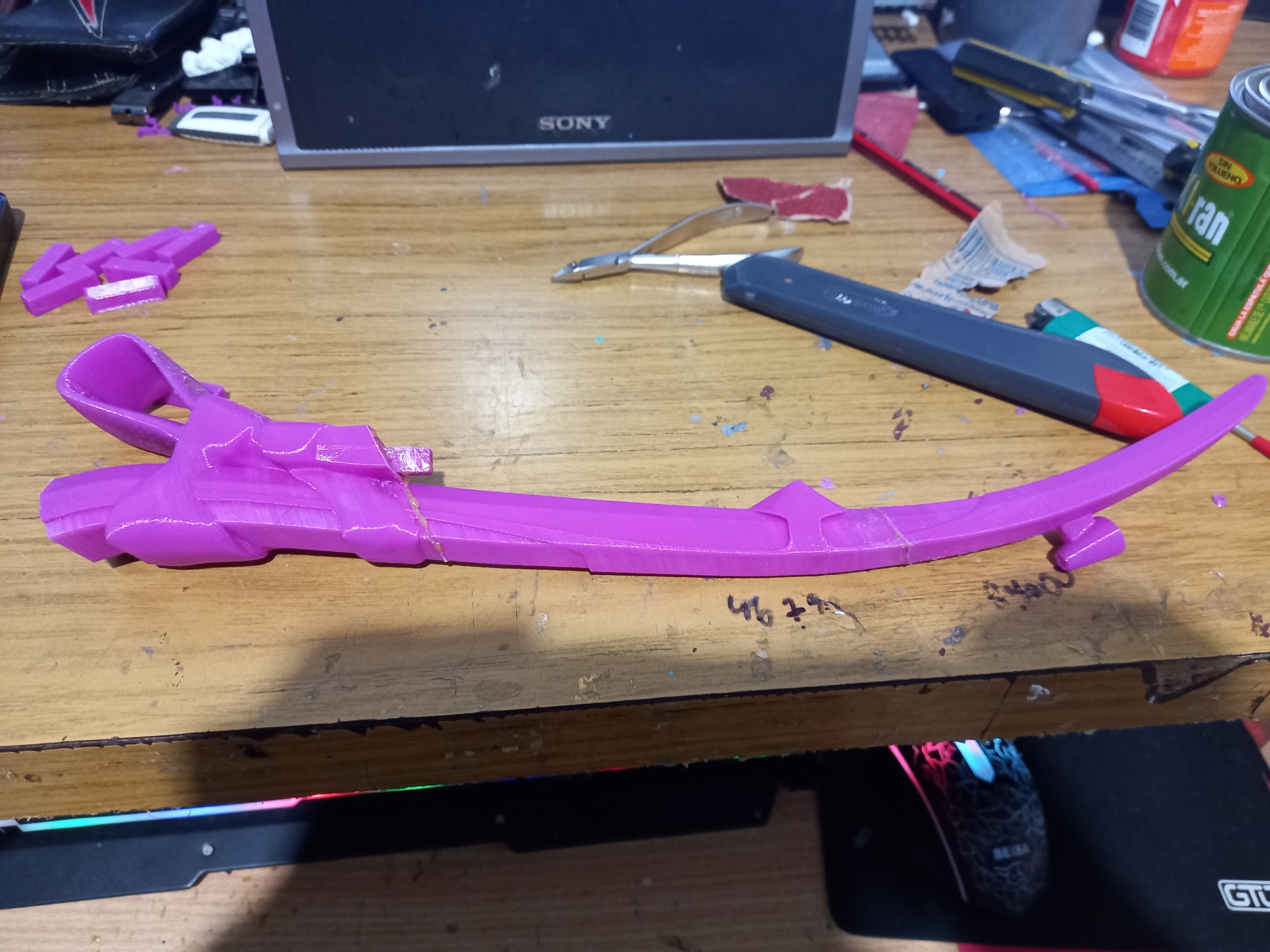 genshin impact bow Hamayumi 3D print model_13