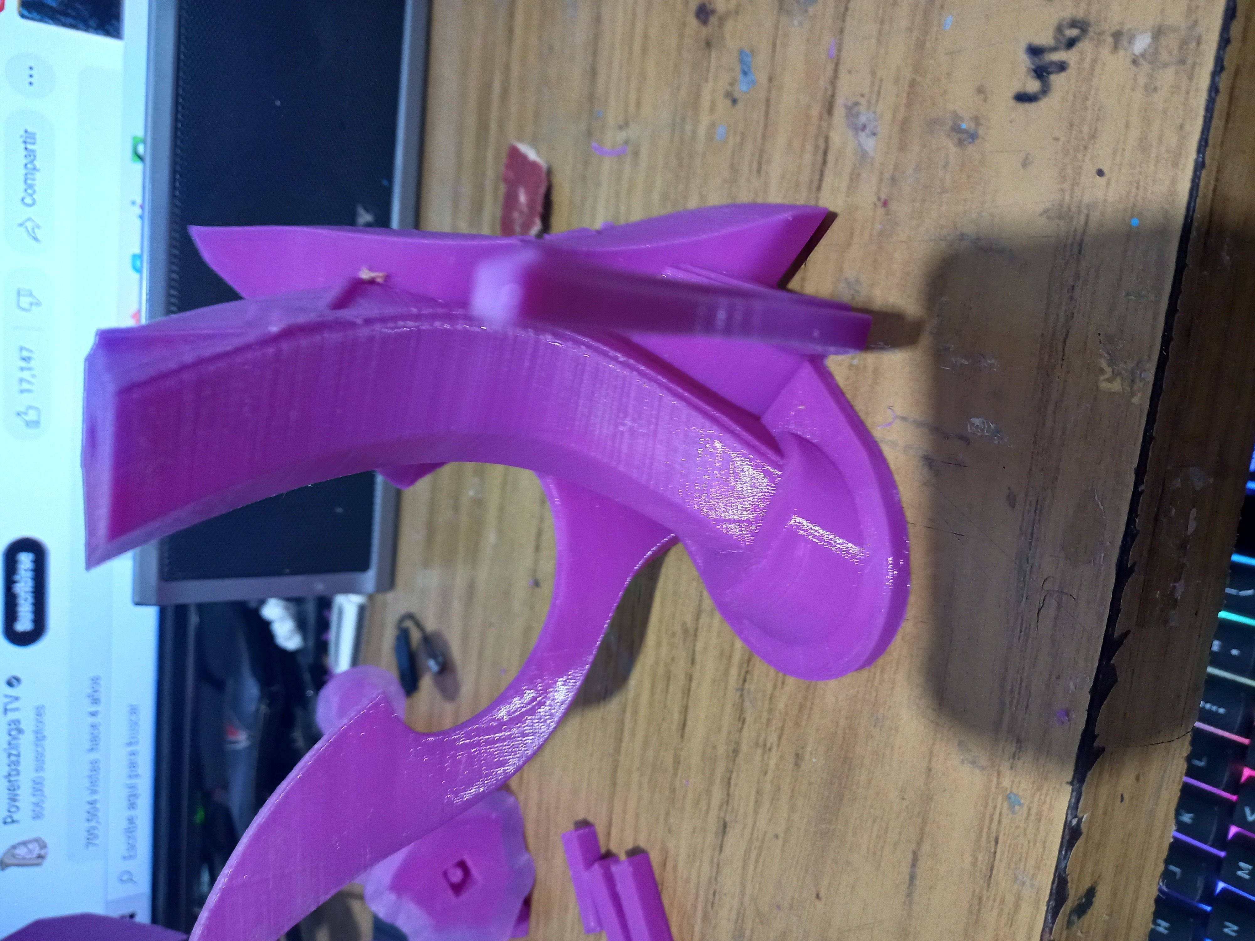 genshin impact bow Hamayumi 3D print model_35