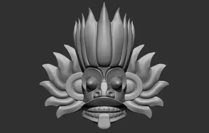 3D Sri Lanka Mask 3D print model