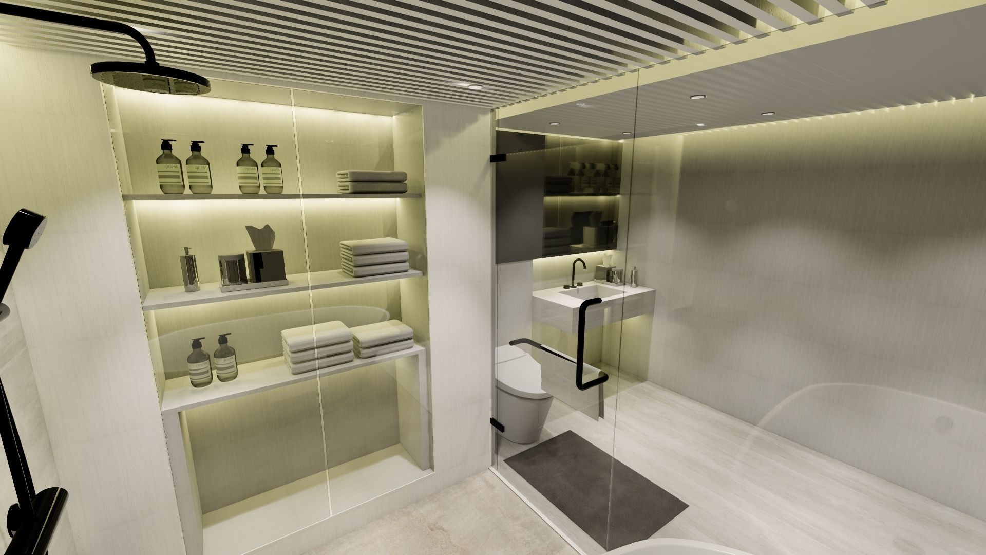 Master Bedroom Suite 3D print model_1