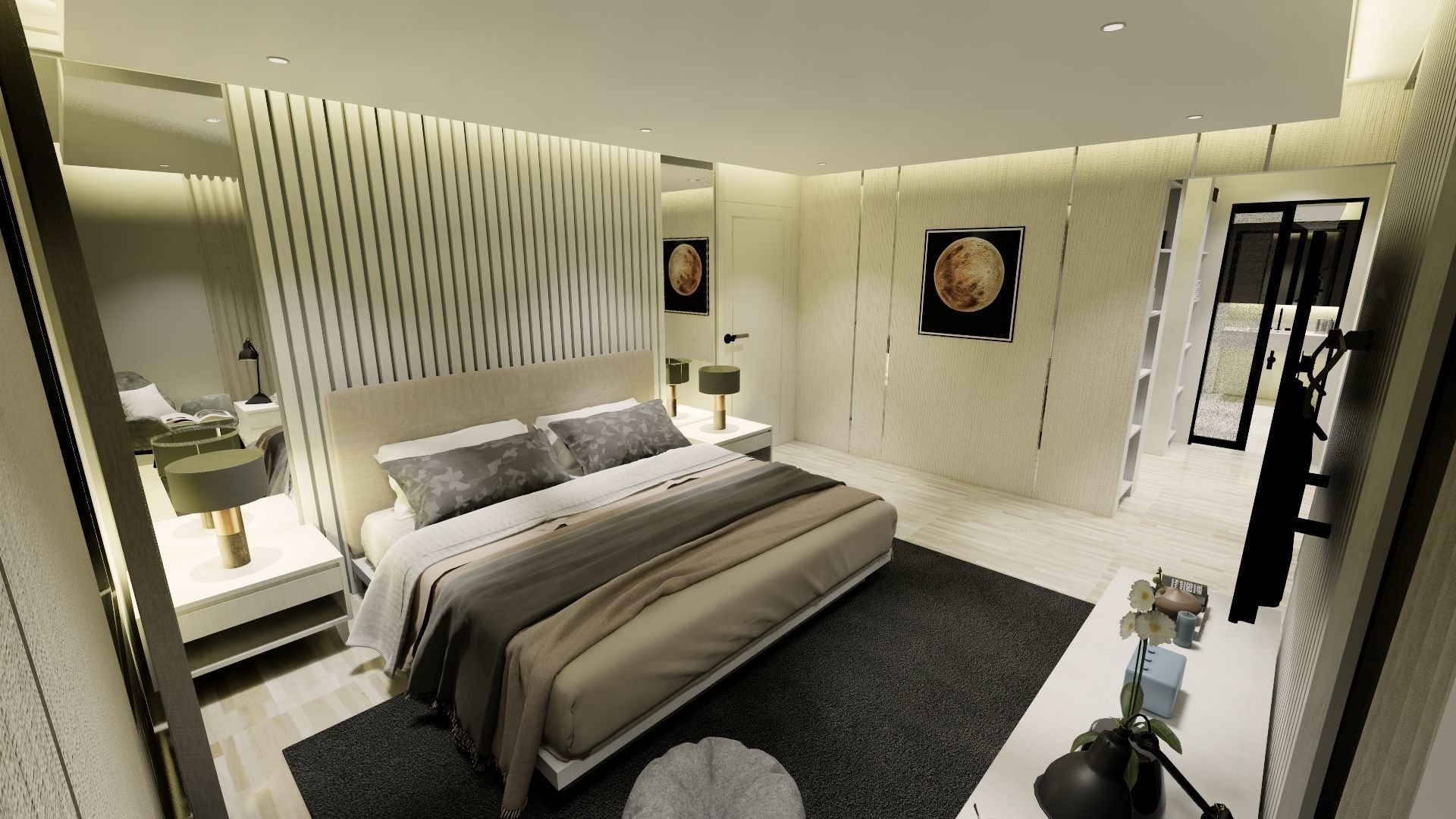 Master Bedroom Suite 3D print model_3