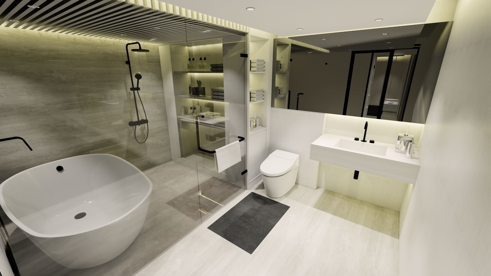 Master Bedroom Suite 3D print model_7