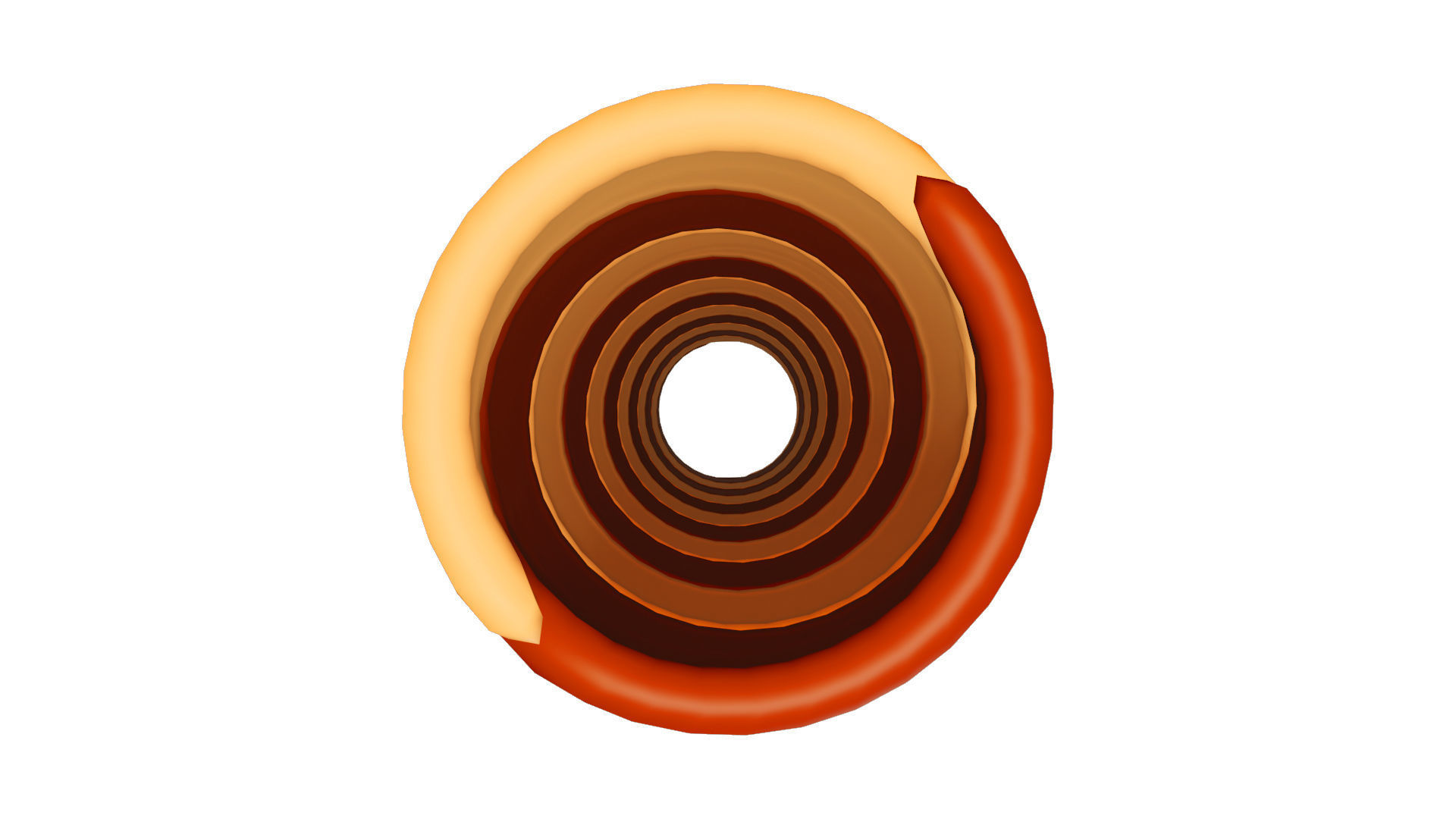 Chocolate Wafer Roll Cookie 3D model_6