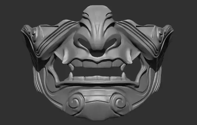 3D Aztec Mask 3D print model