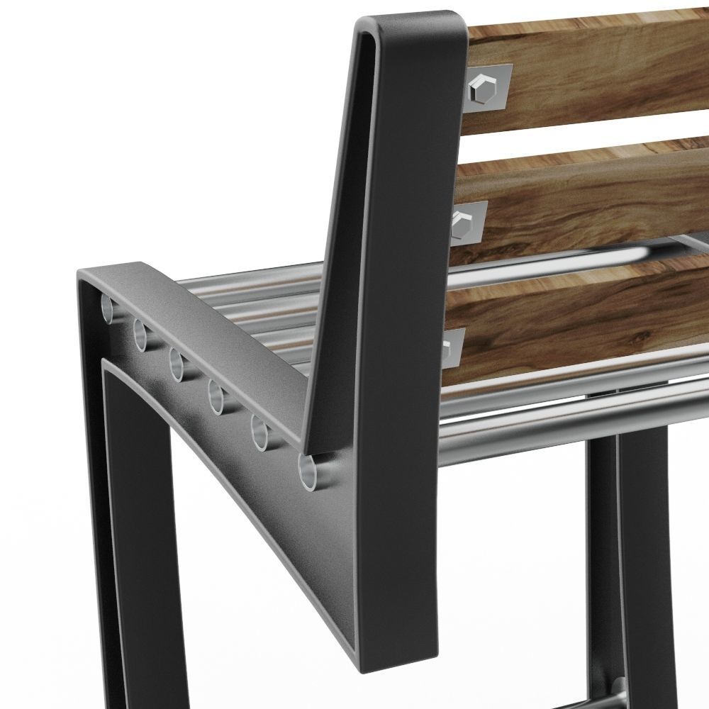 Bar chair loft 3D model_28