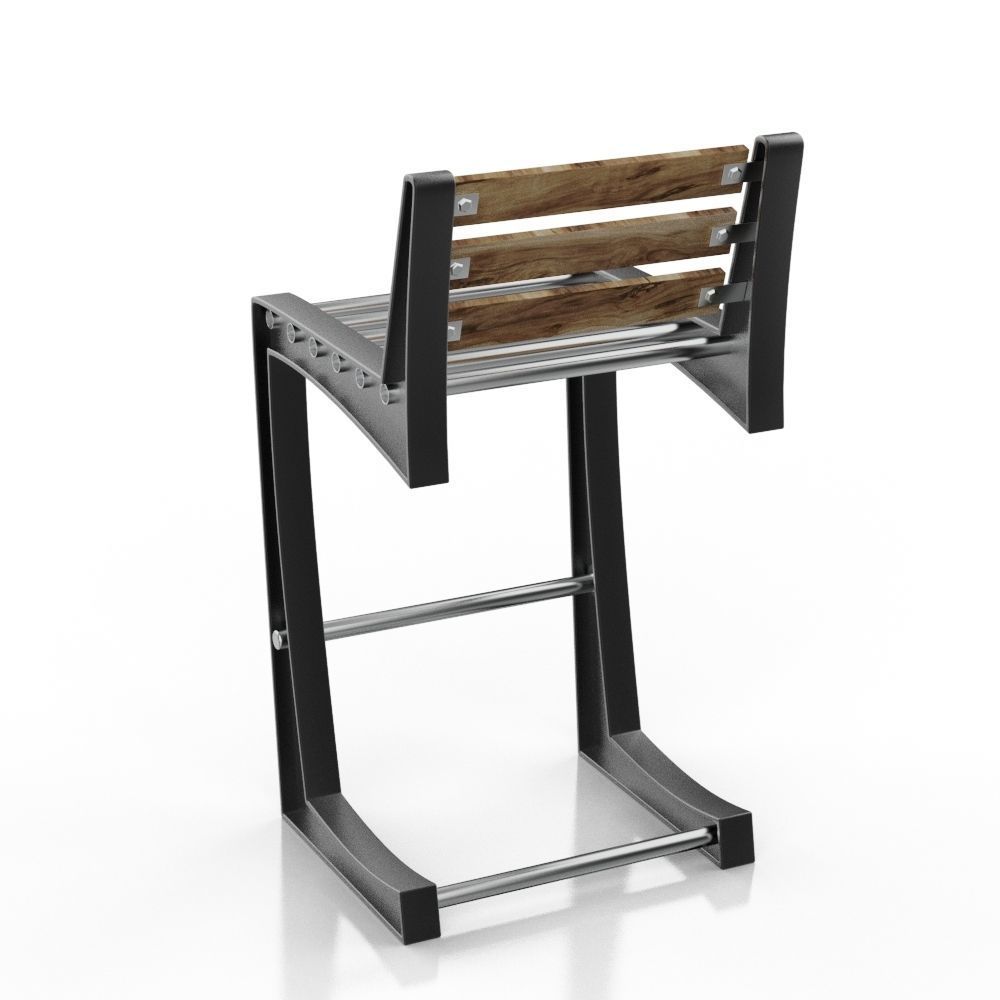 Bar chair loft 3D model_16