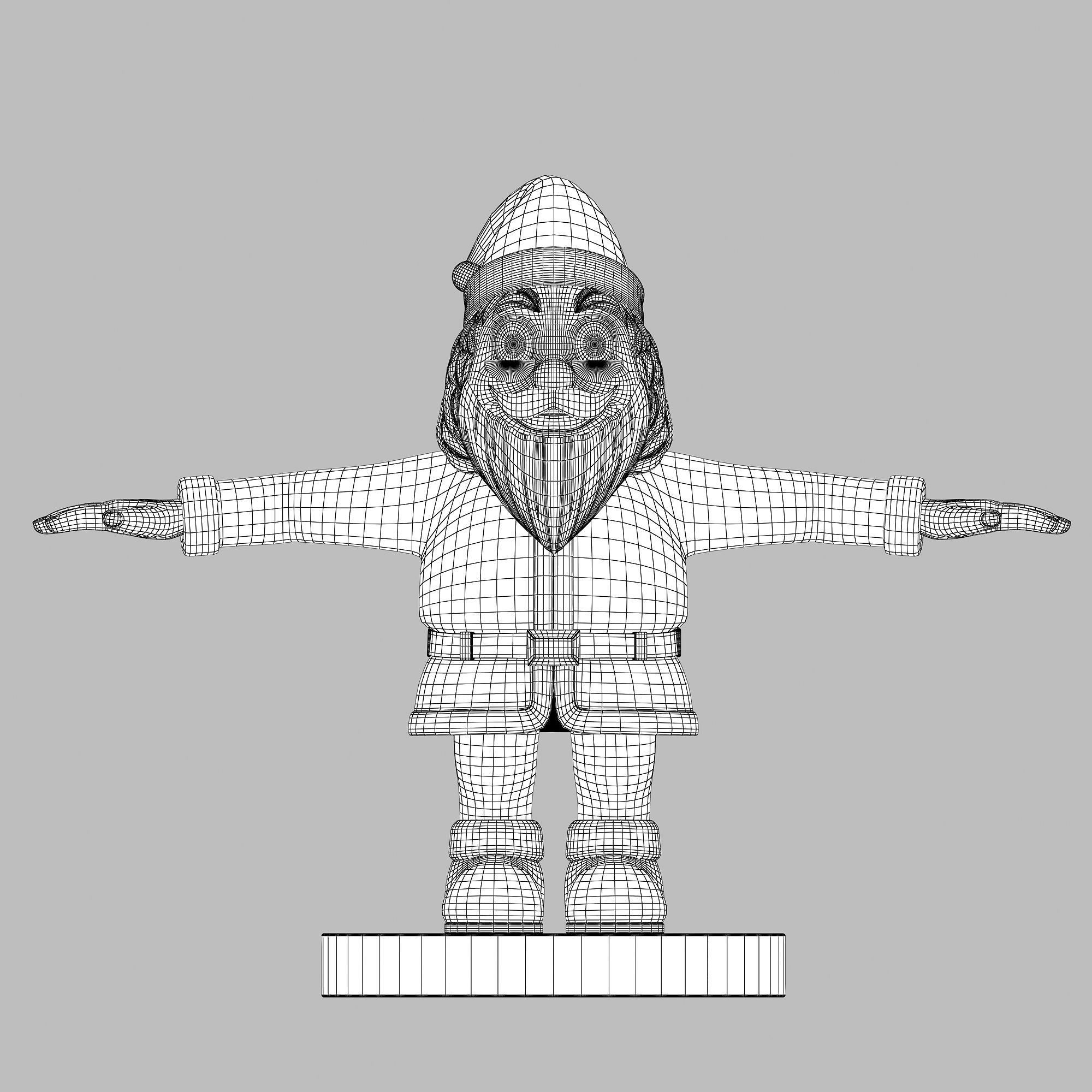 Santa Claus 3D model_2