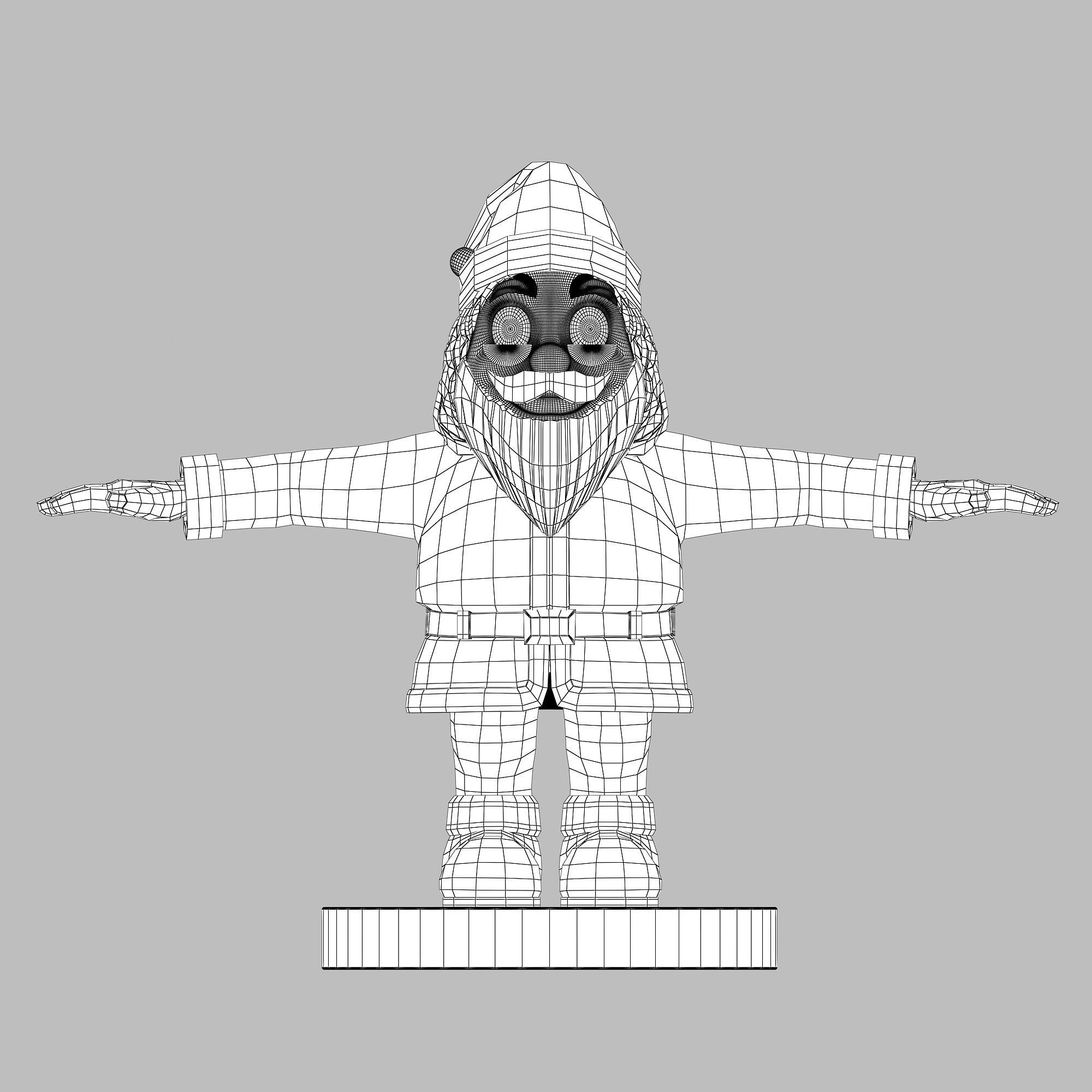 Santa Claus 3D model_1