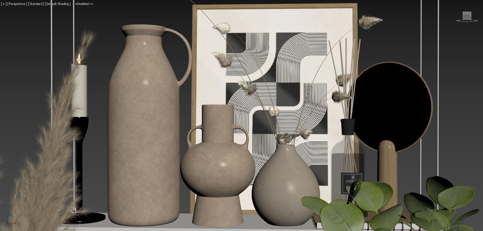 Decorative Set 121 3D model_8