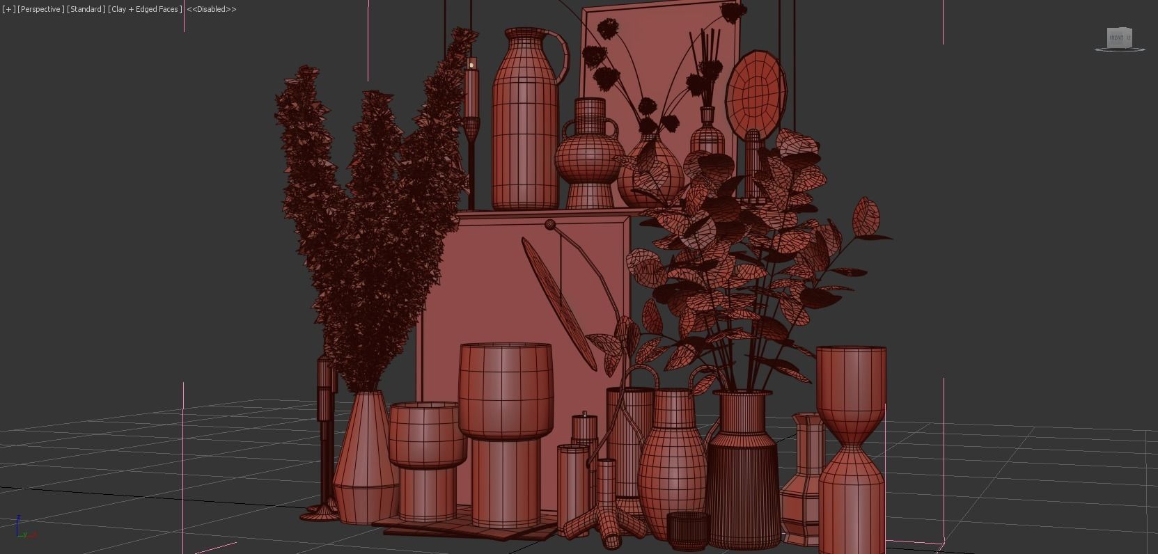 Decorative Set 121 3D model_12