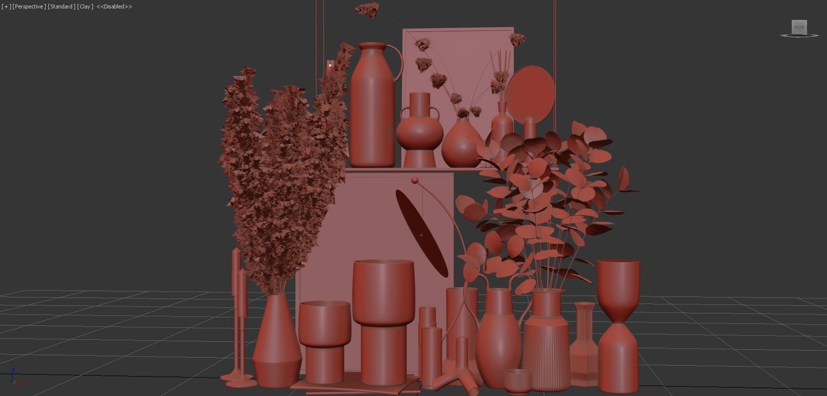 Decorative Set 121 3D model_9