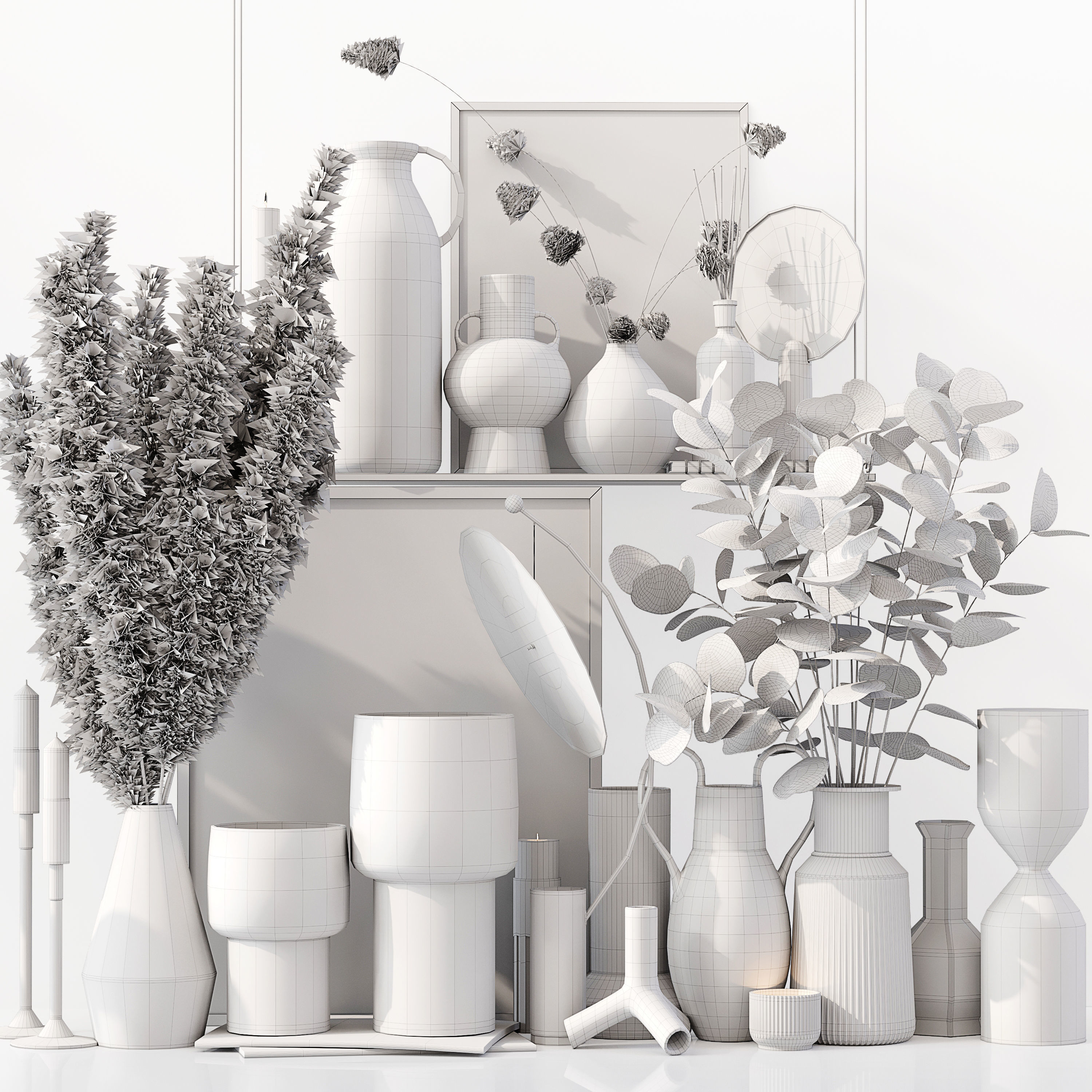 Decorative Set 121 3D model_5