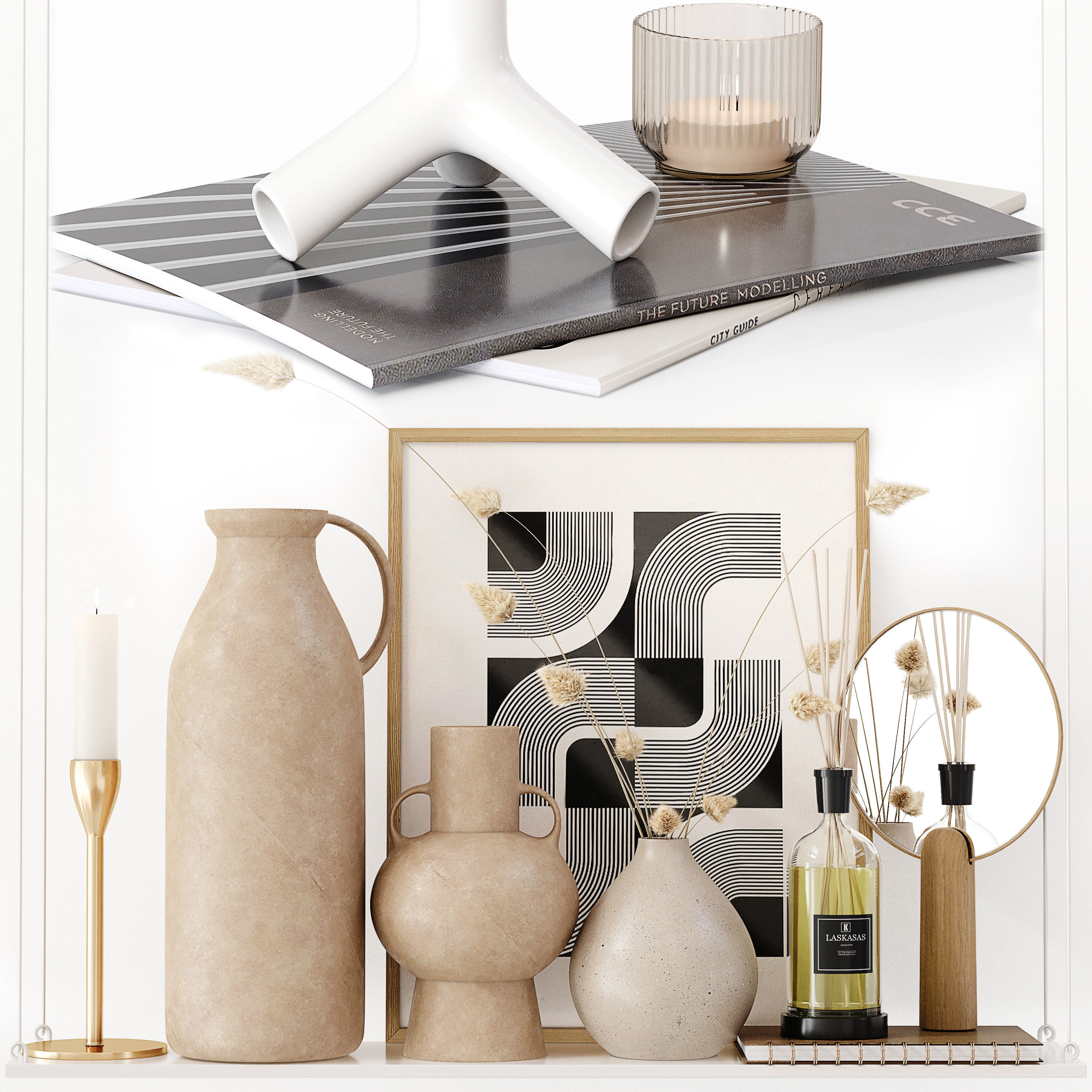 Decorative Set 121 3D model_4