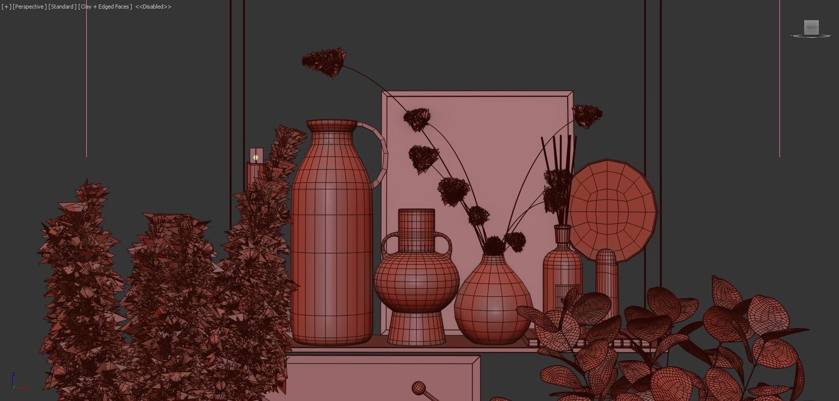 Decorative Set 121 3D model_11