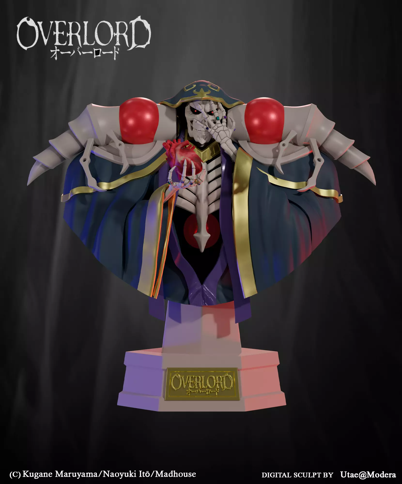 Momon bust 3D print model