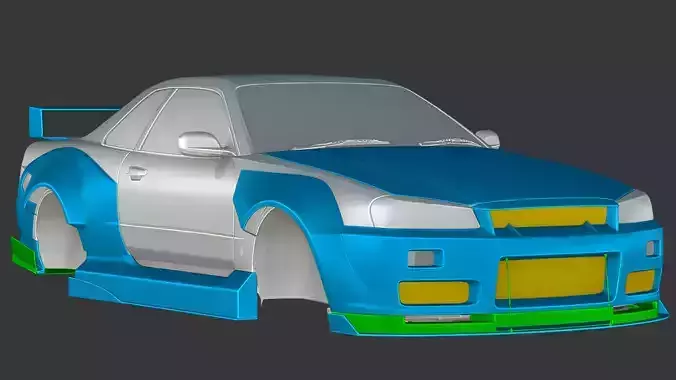 NISSAN R34 BRADBUILDS