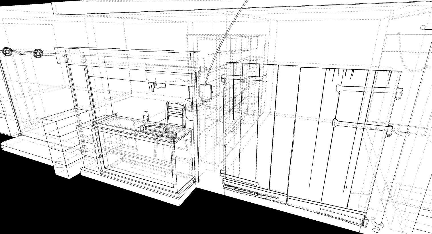 Village Streets Low-poly 3D model_14