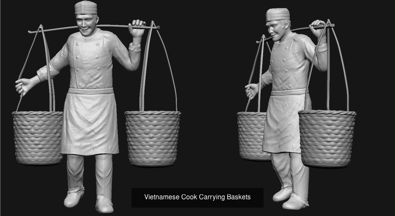 3D print characters man in poses 3D Model Collection_2