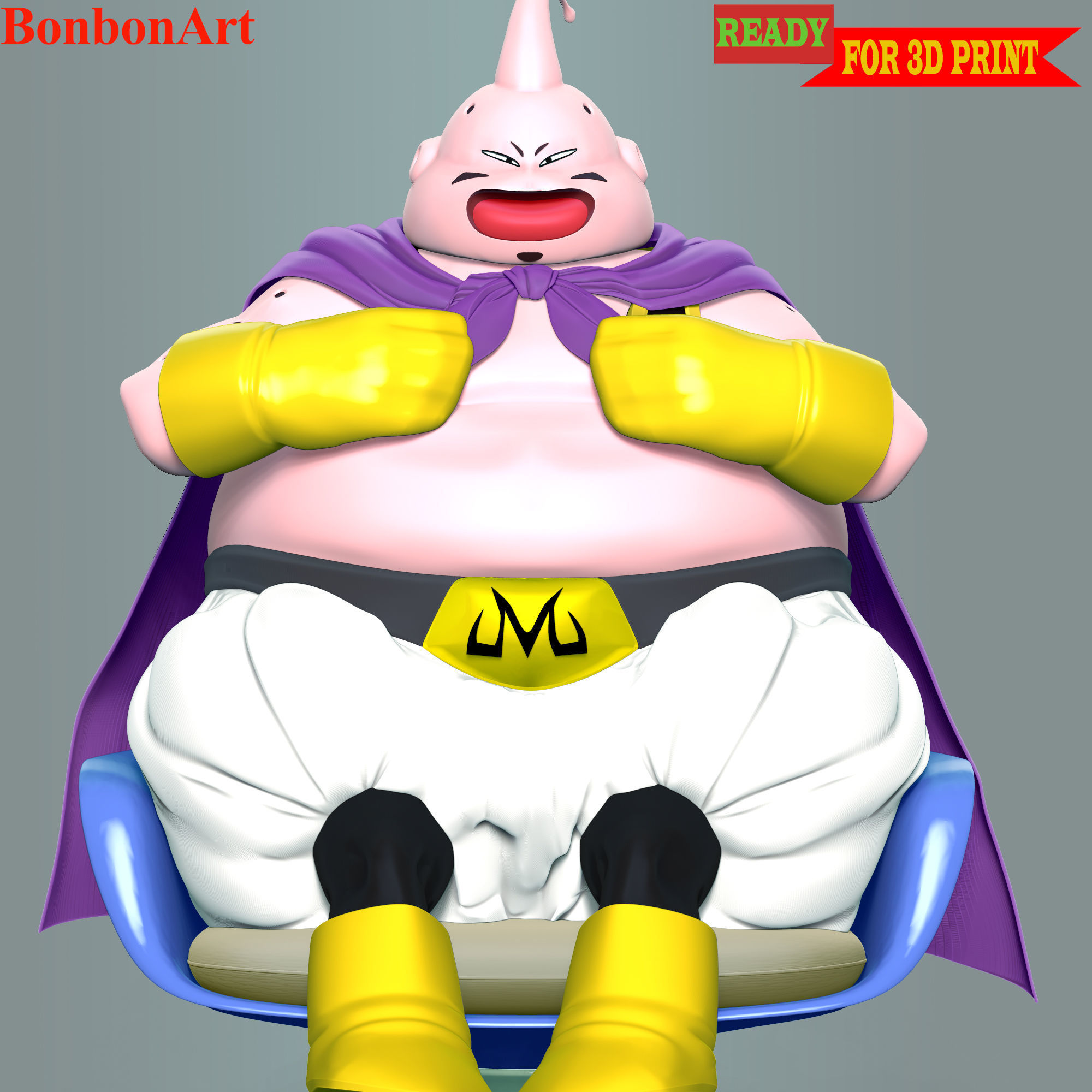 Buu - Dragon Ball Fanart 3D print model_21