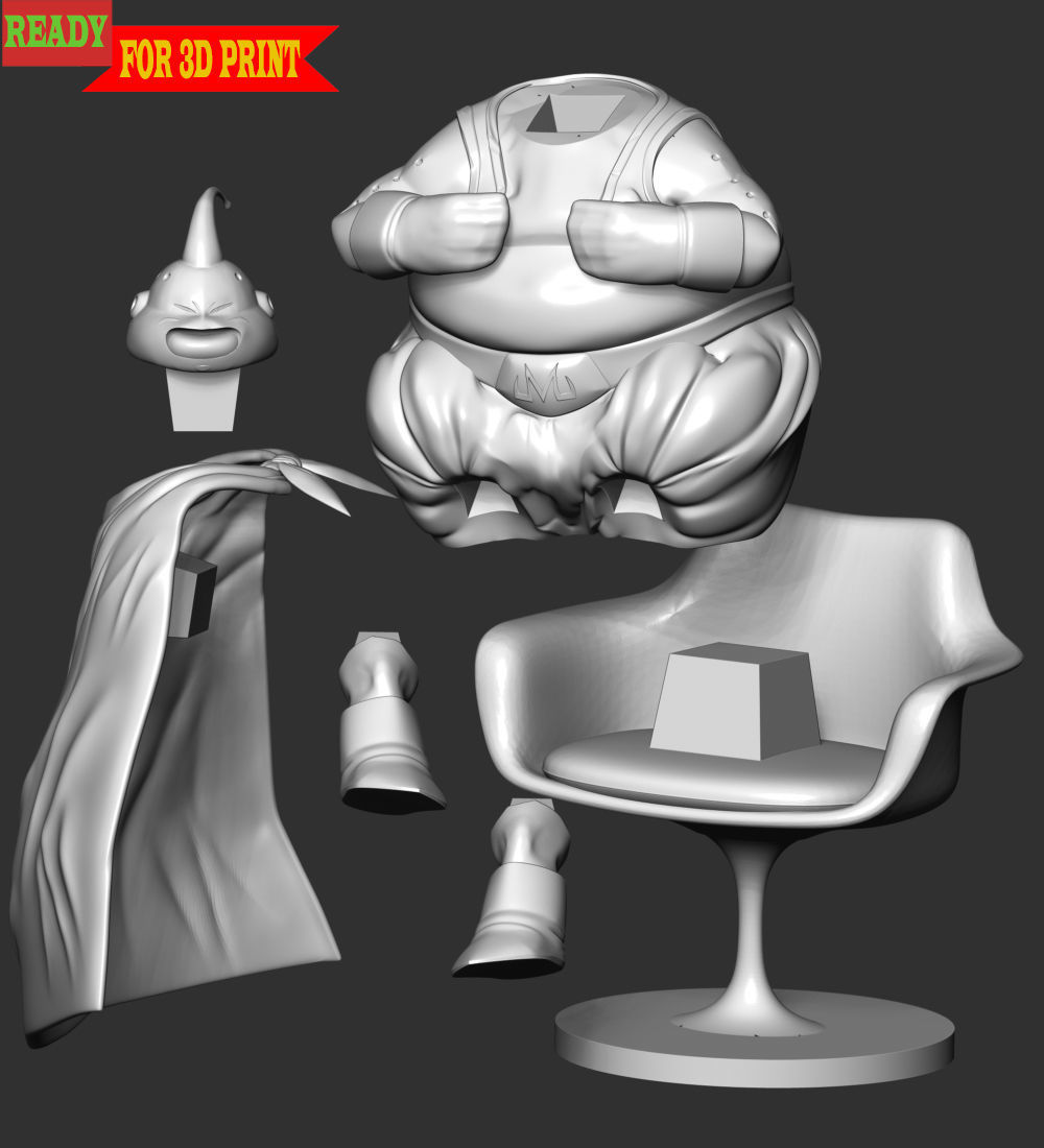 Buu - Dragon Ball Fanart 3D print model_3