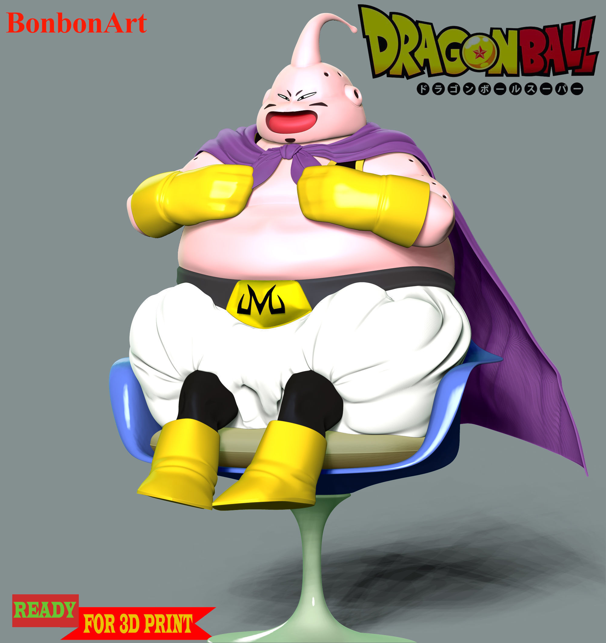 Buu - Dragon Ball Fanart 3D print model_1