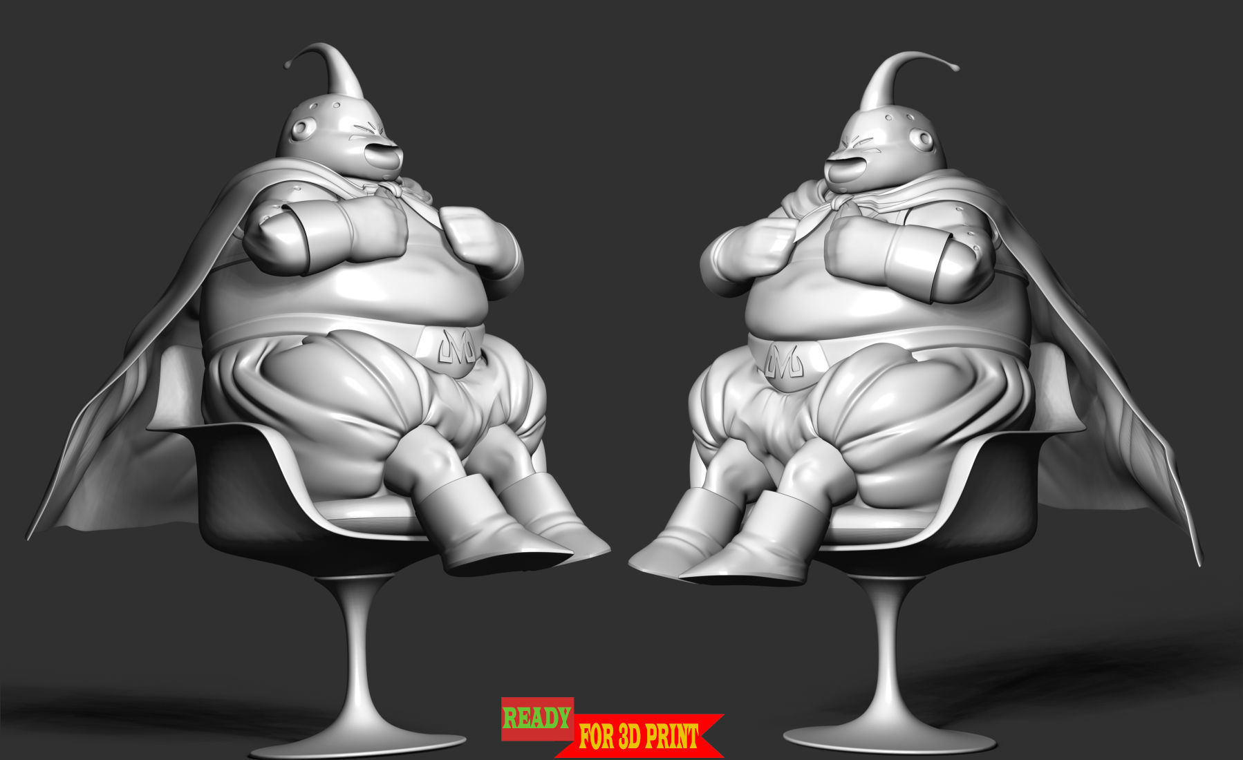 Buu - Dragon Ball Fanart 3D print model_6