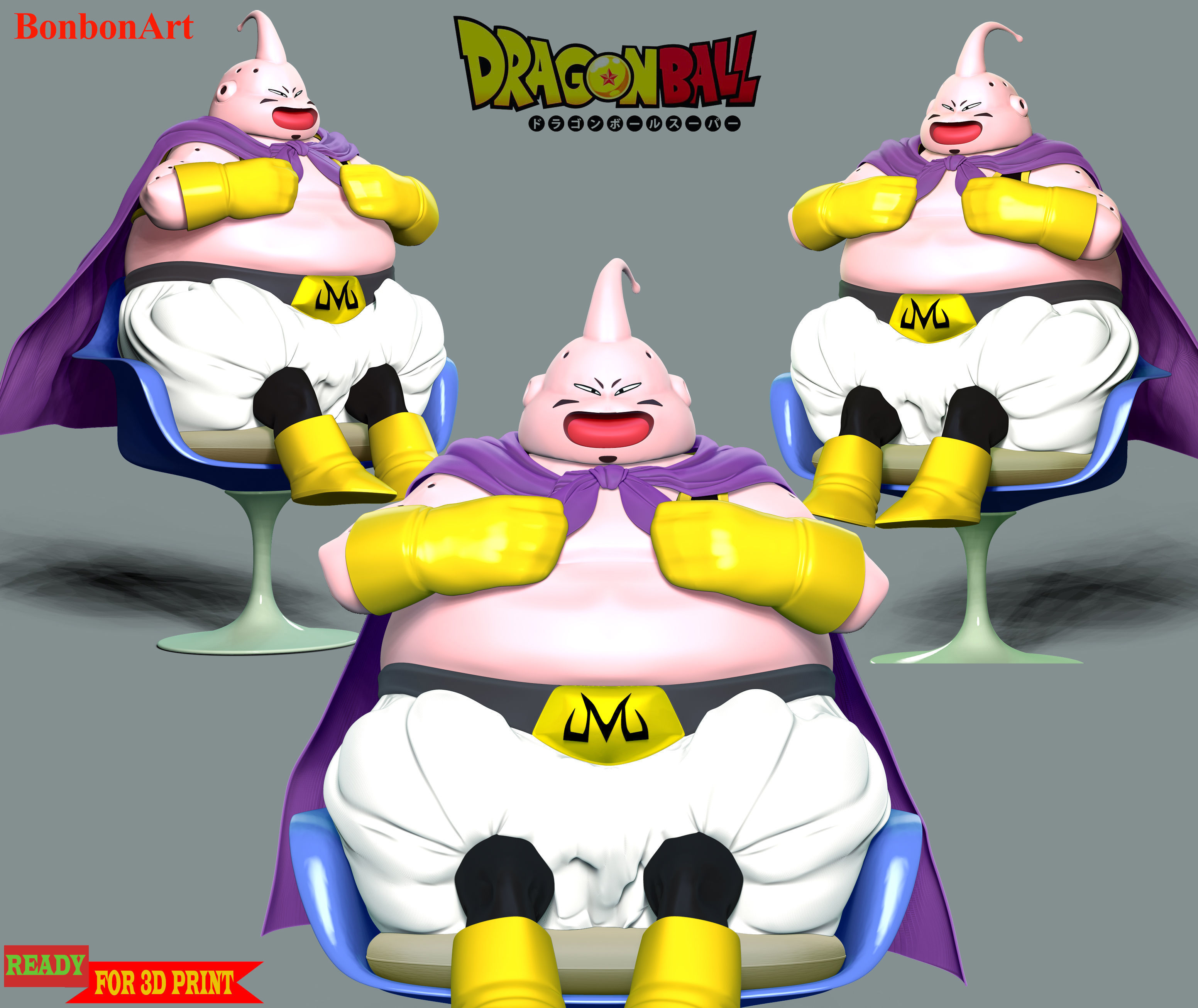 Buu - Dragon Ball Fanart 3D print model_2