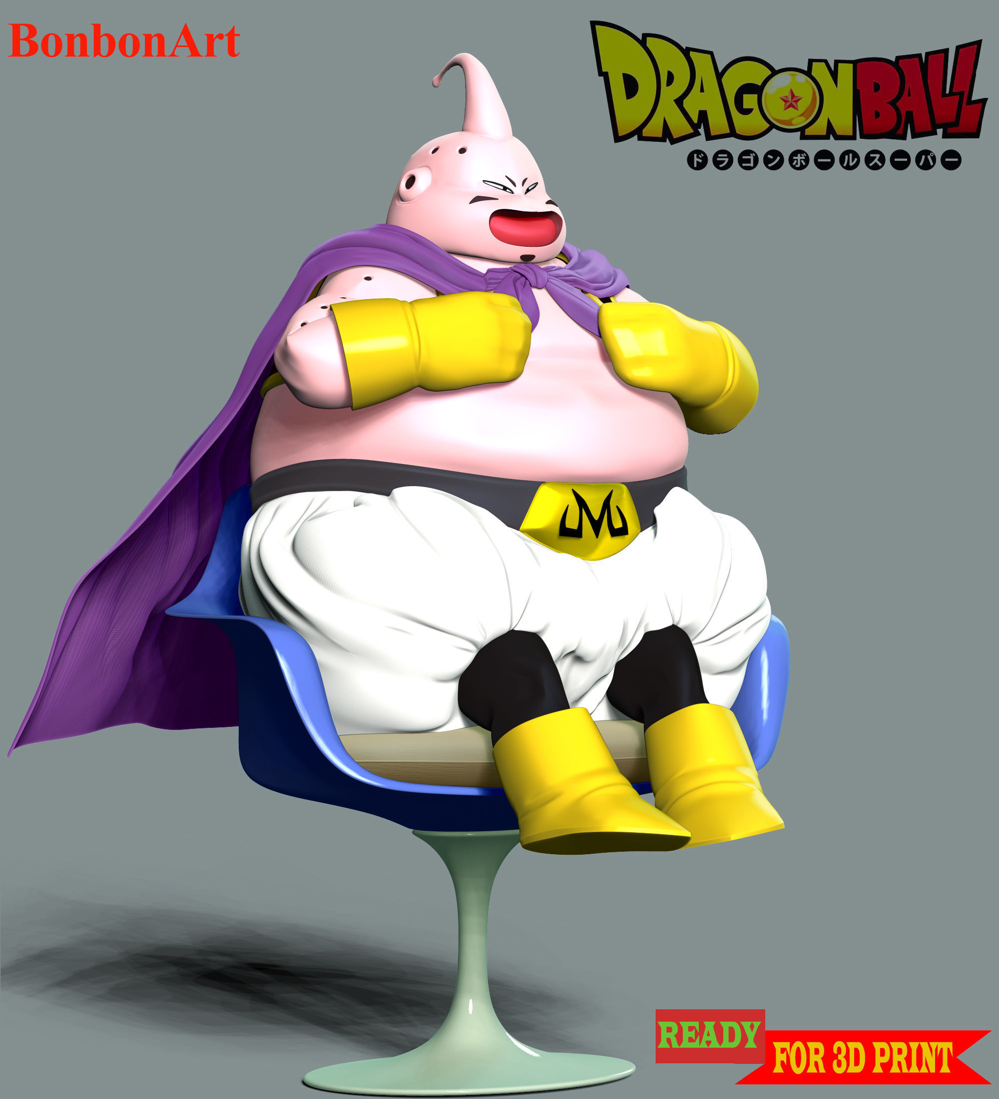 Buu - Dragon Ball Fanart 3D print model_5
