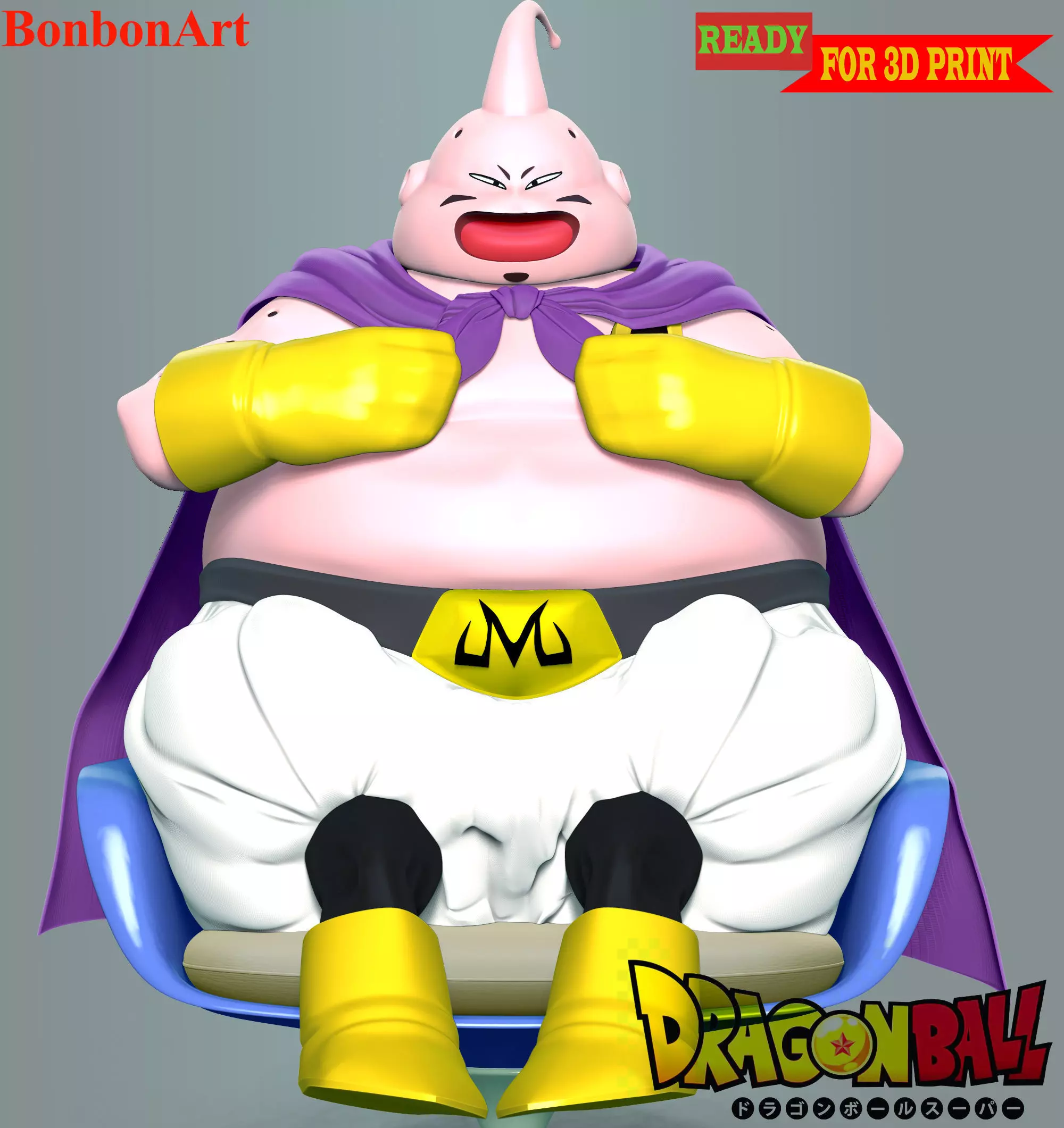 Buu - Dragon Ball Fanart 3D print model_0