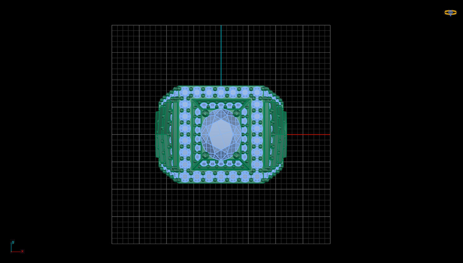 RINGS DIAMOND 3D print model_3