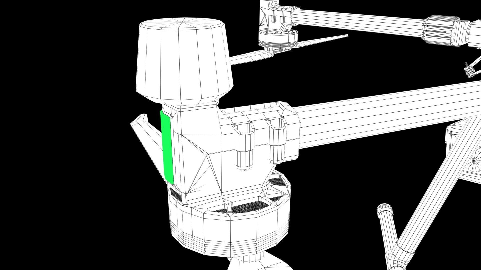 DJI Phantom 3 Drone 3D model_7