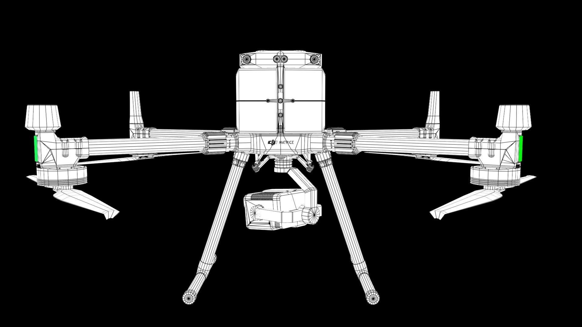 DJI Phantom 3 Drone 3D model_5