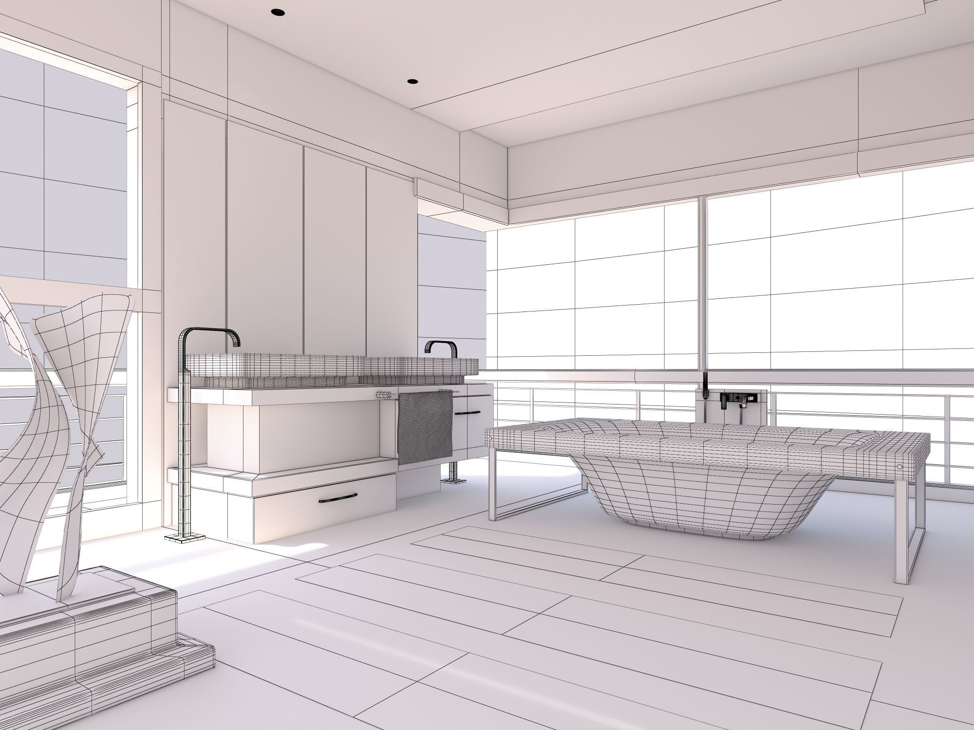 Bathroom 28 3D model_5