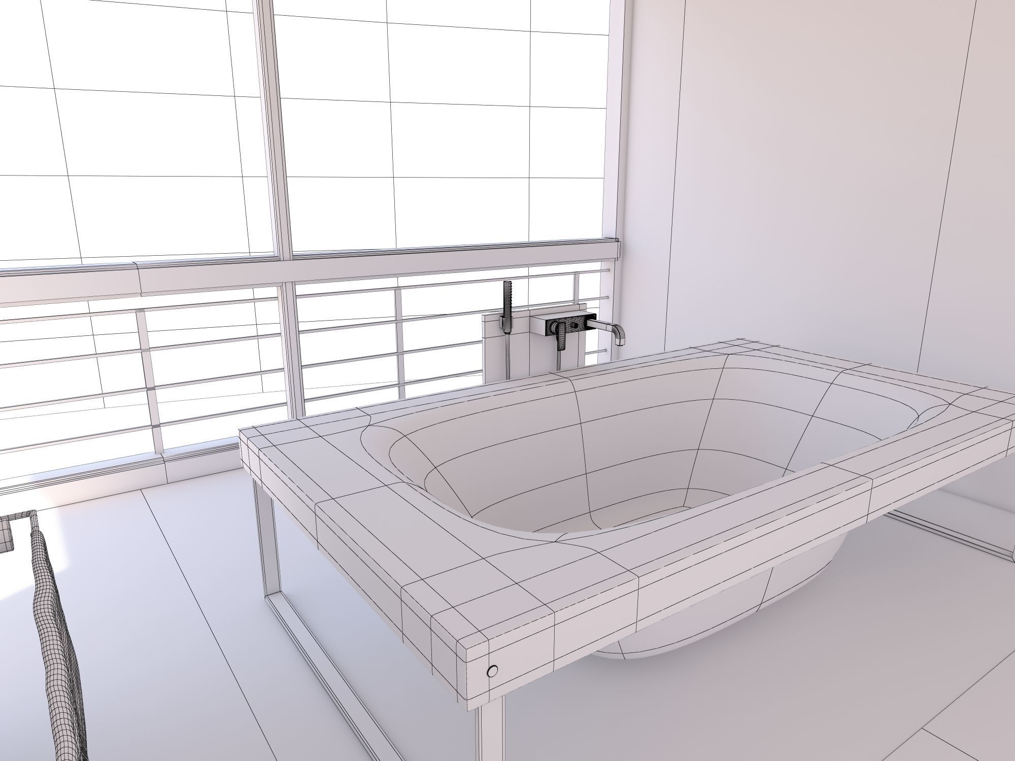 Bathroom 28 3D model_9