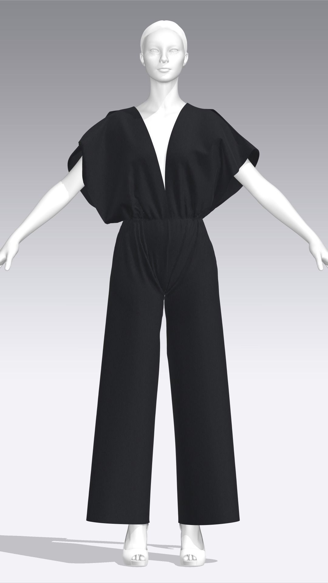 Dress Outfits MD CLO 3D zprj project files 3D model_14