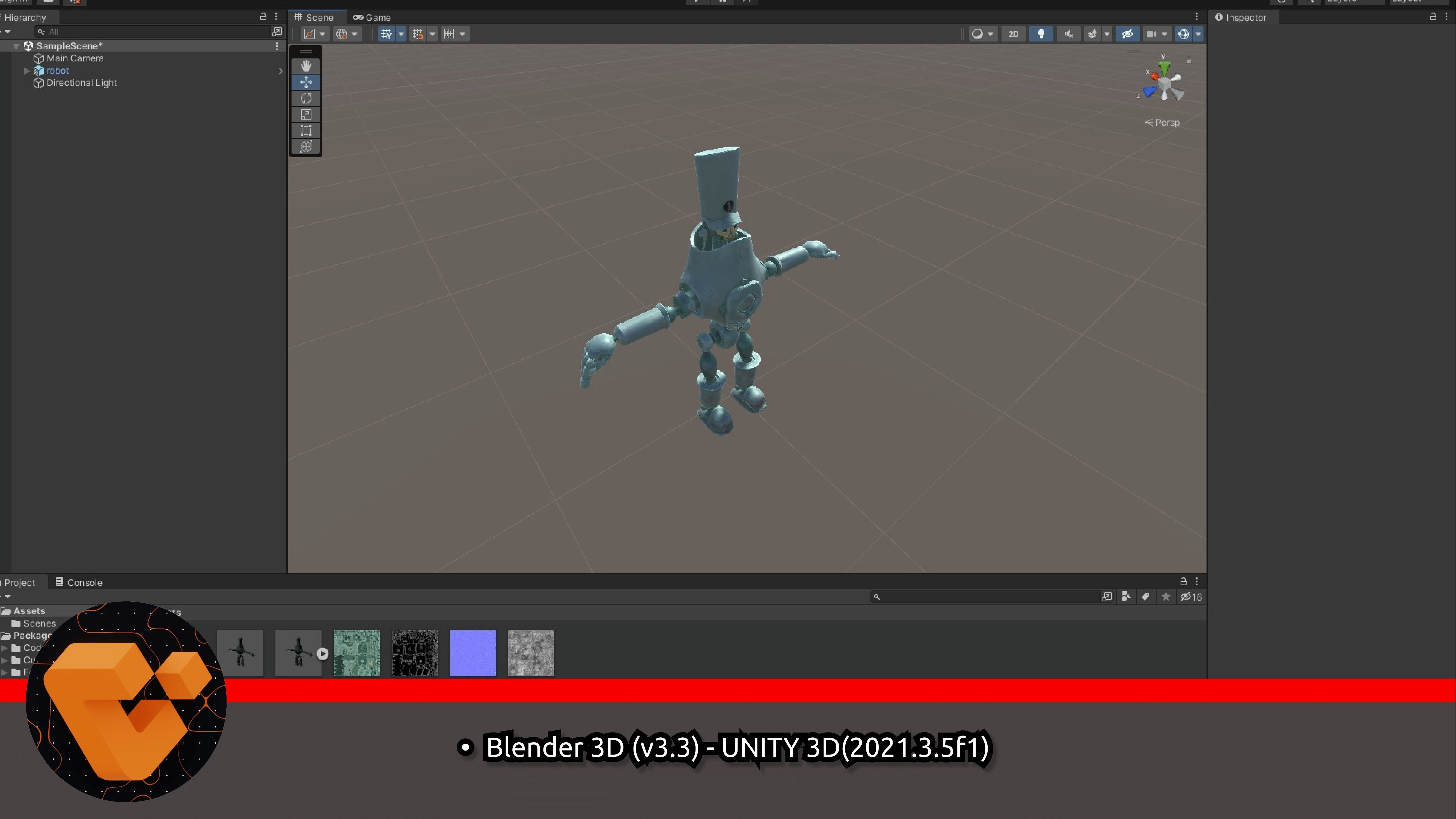 Old Robot Low-poly 3D model_6