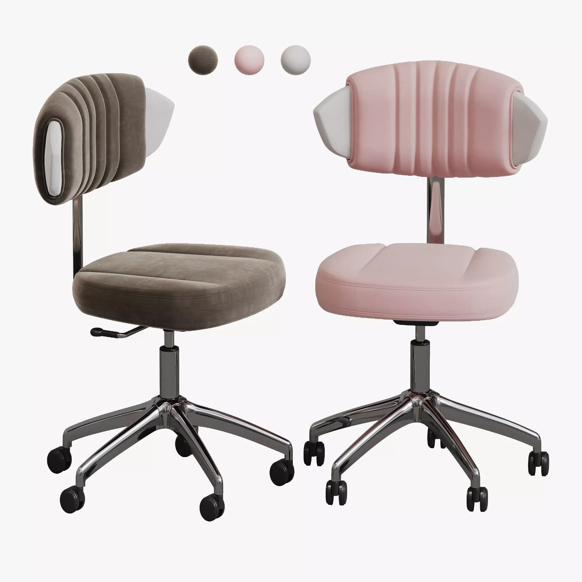 Salon chair Yoocell OC3049 Low-poly 3D model